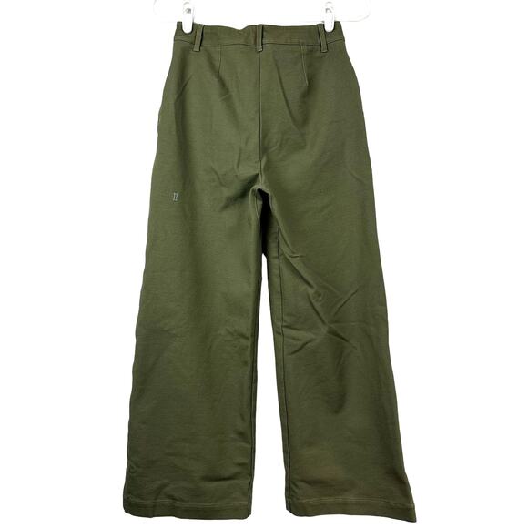 Kit and Ace Aspen Wide Leg Pants 2 Army Green - Picture 3 of 14